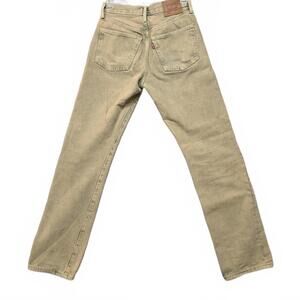 Levi’s Premium Women’s 501 Skinny Jeans 24x30 Cloudy Khaki Button Fly